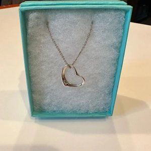 Tiffany & Co. Elsa Peretti Open Heart Necklace Large